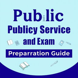 A book cover featuring the title 'Public Service Study and Exam Preparation Guide