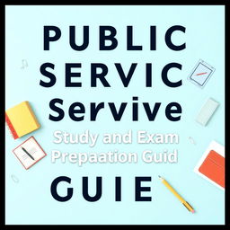 A book cover featuring the title 'Public Service Study and Exam Preparation Guide