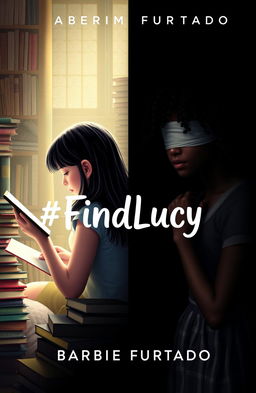 A book cover design featuring two girls dreaming of each other