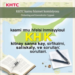 Book cover featuring a prominent, artistic representation of a map of Cyprus as the background