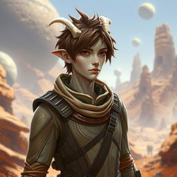 A male Balosar character from the Star Wars universe with brown hair and pale skin, featuring unique skin antennas on his head