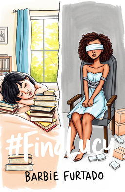 A hand-drawn style illustration for a book cover
