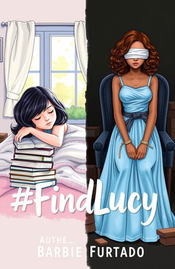 A professional drawing style book cover featuring two girls