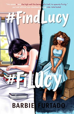 A professional drawing style book cover featuring two girls