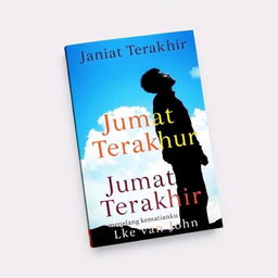 A5 size book cover featuring the title "Jumat Terakhir" and subtitle "menjelang kematianku" by writer Luke van John