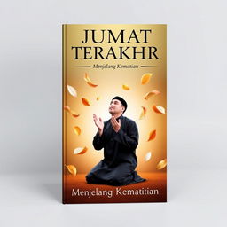 A5 book cover design featuring the title 'JUMAT TERAKHIR' in bold, elegant typography at the top