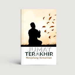 A5 book cover design for the book titled 'JUMAT TERAKHIR' with the subtitle 'Menjelang Kematian'