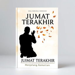 A5 book cover design for the book titled 'JUMAT TERAKHIR' with the subtitle 'Menjelang Kematian'