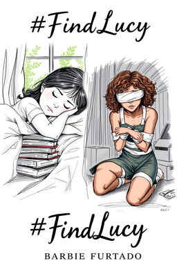 A professional sketch-style cover illustration featuring two girls
