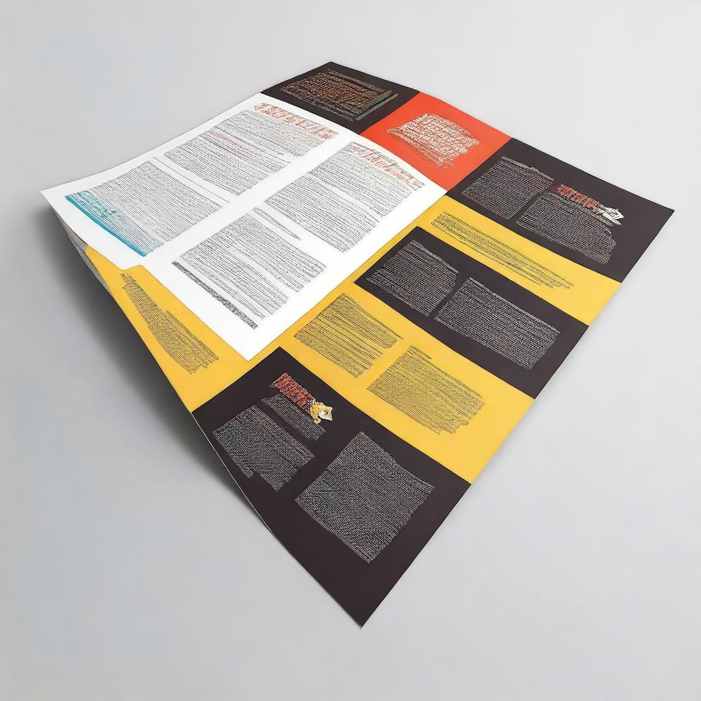 Design a visually appealing and informative double-sided leaflet for a new product marketing campaign