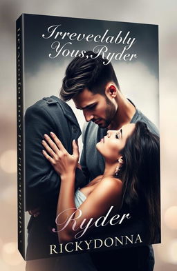 A captivating book cover depicting a passionate love-hate relationship between a man and a woman