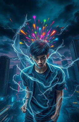 A mystical scene depicting the concept of 'kepepet', an intense feeling of pressure or urgency that leads to powerful and surprising outcomes