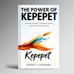 A book cover design for 'The Power of Kepepet' by Purdi E