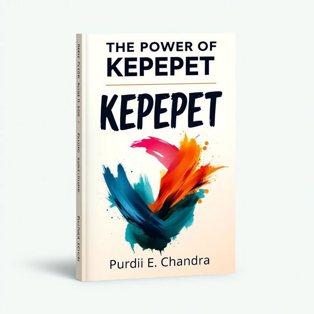 A book cover design for 'The Power of Kepepet' by Purdi E