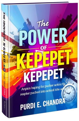 A beautifully designed book cover for 'The Power of Kepepet' by Purdi E