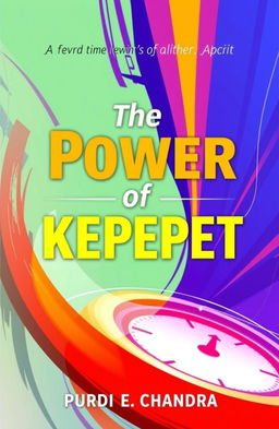 A beautifully designed book cover for 'The Power of Kepepet' by Purdi E