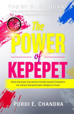 A beautifully designed book cover for 'The Power of Kepepet' by Purdi E