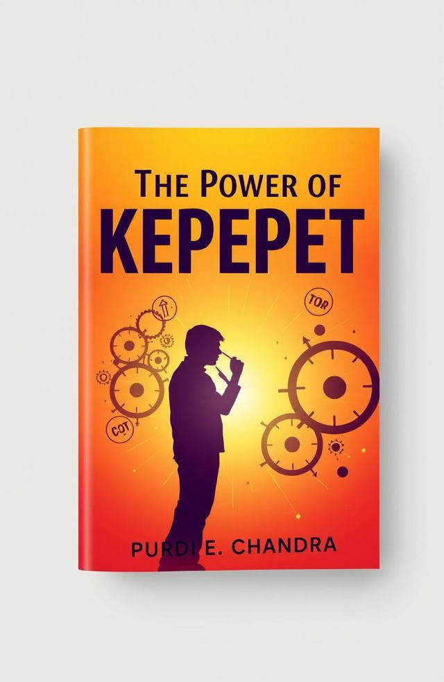 A visually striking book cover for 'The Power of Kepepet' by Purdi E