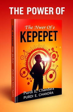 A visually striking book cover for 'The Power of Kepepet' by Purdi E