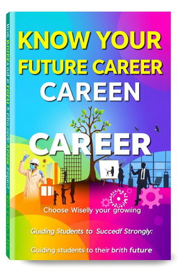 A visually engaging book cover design for 'Know Your Future Career: Choose Wisely and Succeed Strongly'