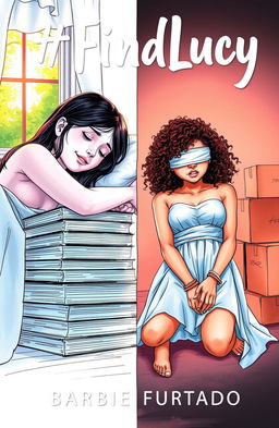 A professional sketch with fine lines and colorful background depicting two girls