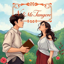 A modern reinterpretation of the cover page for 'Noli Me Tangere', showcasing a human touch