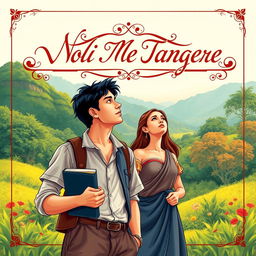 A modern reinterpretation of the cover page for 'Noli Me Tangere', showcasing a human touch