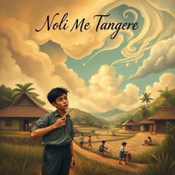 A personalized and humanized reinterpretation of the cover page for "Noli Me Tangere" showcasing a more relatable and emotional connection