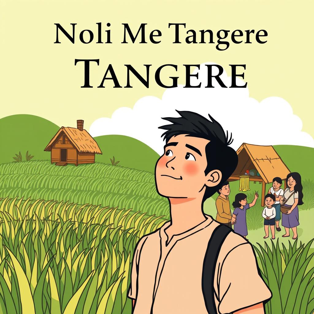 A simplified and humanized version of the cover page for "Noli Me Tangere"