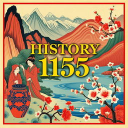 A vibrant and engaging cover design for 'HISTORY 115', specifically sized at 8