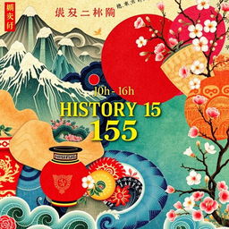 A vibrant and engaging cover design for 'HISTORY 115', specifically sized at 8