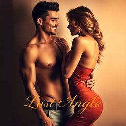 A sexy couple posing intimately, exuding passion and allure