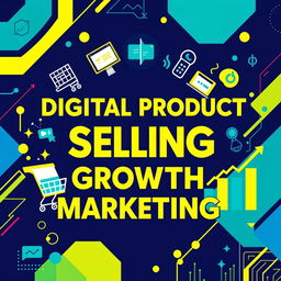 An eye-catching course cover image for the 'Digital Product Selling and Growth Marketing Course' by Digisyno Solutions