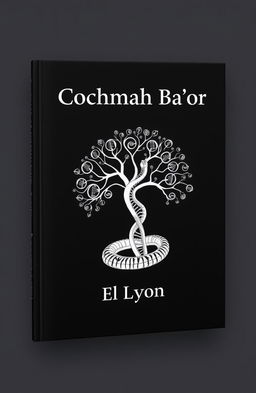 A sleek and dramatic book cover featuring a solid matte black background