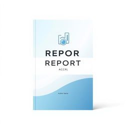 A professional and modern book cover designed for a report, featuring a sleek layout with minimalistic elements