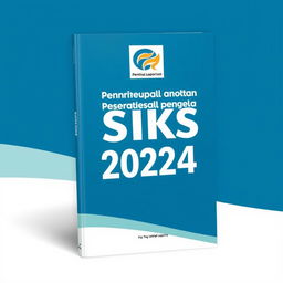 Cover buku laporan untuk tema 'Peningkatan Kapasitas Pengelola SIKS-NG Daerah Tahun 2024', menampilkan desain yang modern dan profesional