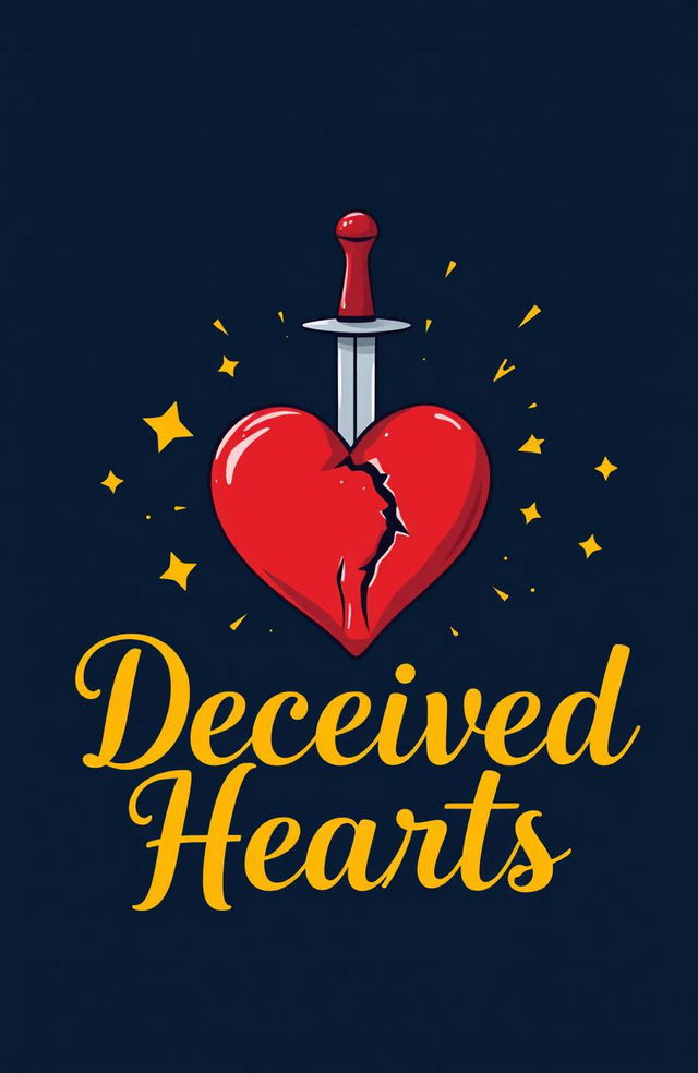 A beautifully designed image titled 'Deceived Hearts'