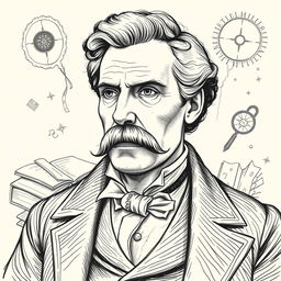 A detailed and thoughtful sketch of the philosopher Friedrich Nietzsche