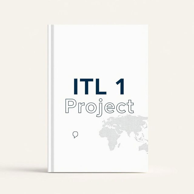 A simplistic book cover design featuring the text "ITL 1 Project" prominently displayed in a modern, clean font