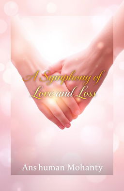 A beautiful book cover design featuring an ethereal, romantic theme that embodies the concepts of love and loss