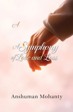 A beautiful book cover design featuring an ethereal, romantic theme that embodies the concepts of love and loss