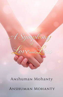 A beautiful book cover design featuring an ethereal, romantic theme that embodies the concepts of love and loss