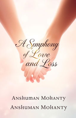 A beautiful book cover design featuring an ethereal, romantic theme that embodies the concepts of love and loss