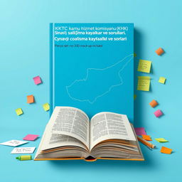 A striking book cover design featuring a vivid map of Cyprus as the central visual element