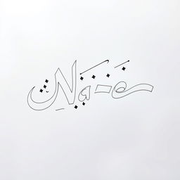 The word 'Nazer' beautifully rendered in the elegant Nastaliq script