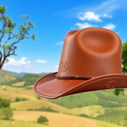 A classic cowboy hat, representing traditional Brazilian vaqueiro style