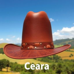 A classic cowboy hat, representing traditional Brazilian vaqueiro style