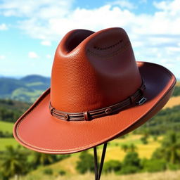 A classic cowboy hat, representing traditional Brazilian vaqueiro style
