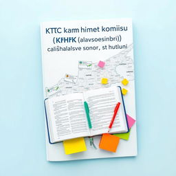 A visually appealing book cover featuring a clear and detailed map of Cyprus as the central background element