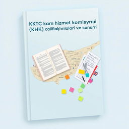 A visually appealing book cover featuring a clear and detailed map of Cyprus as the central background element